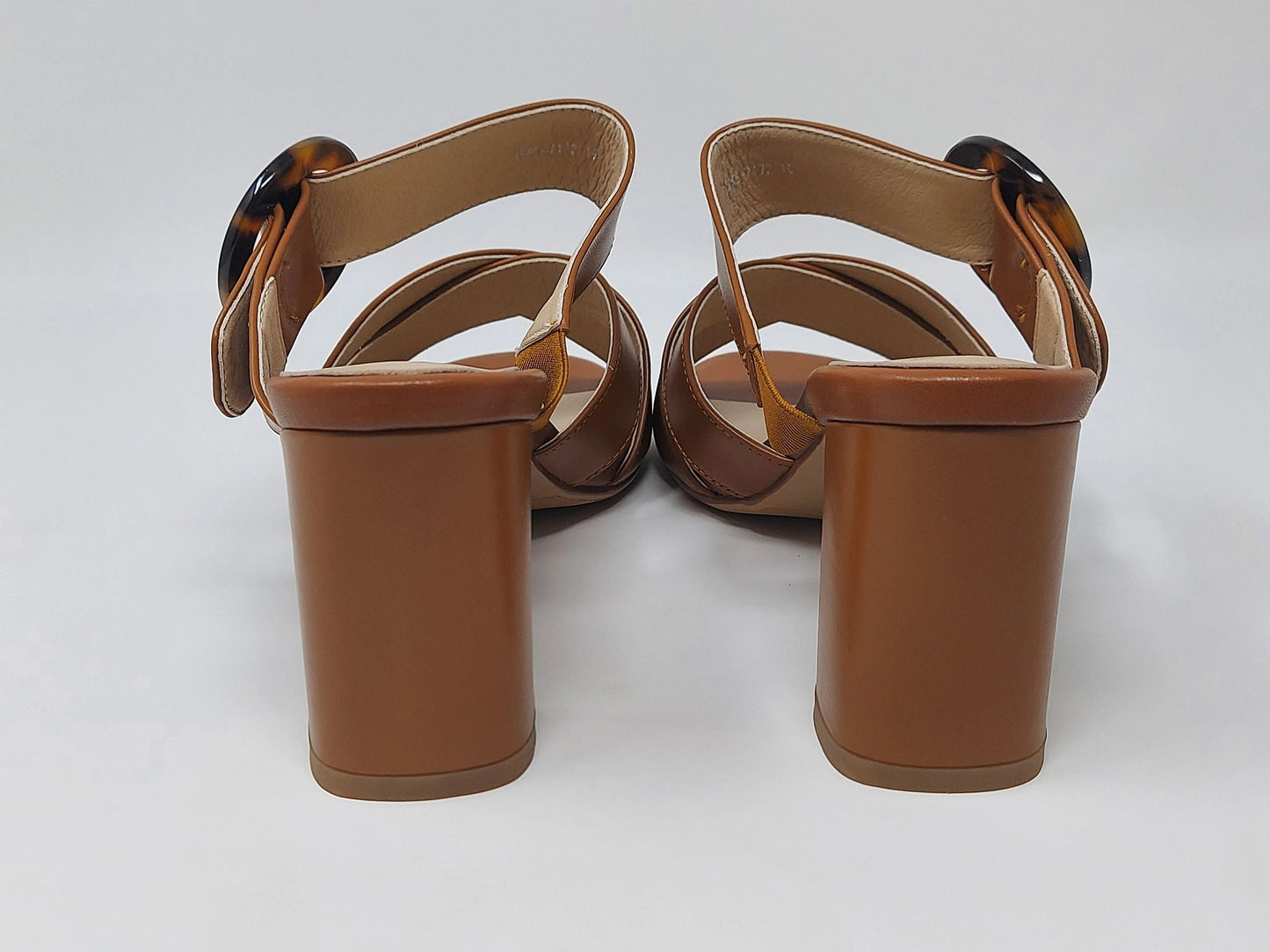 Nachi Strapped Mules - Brown