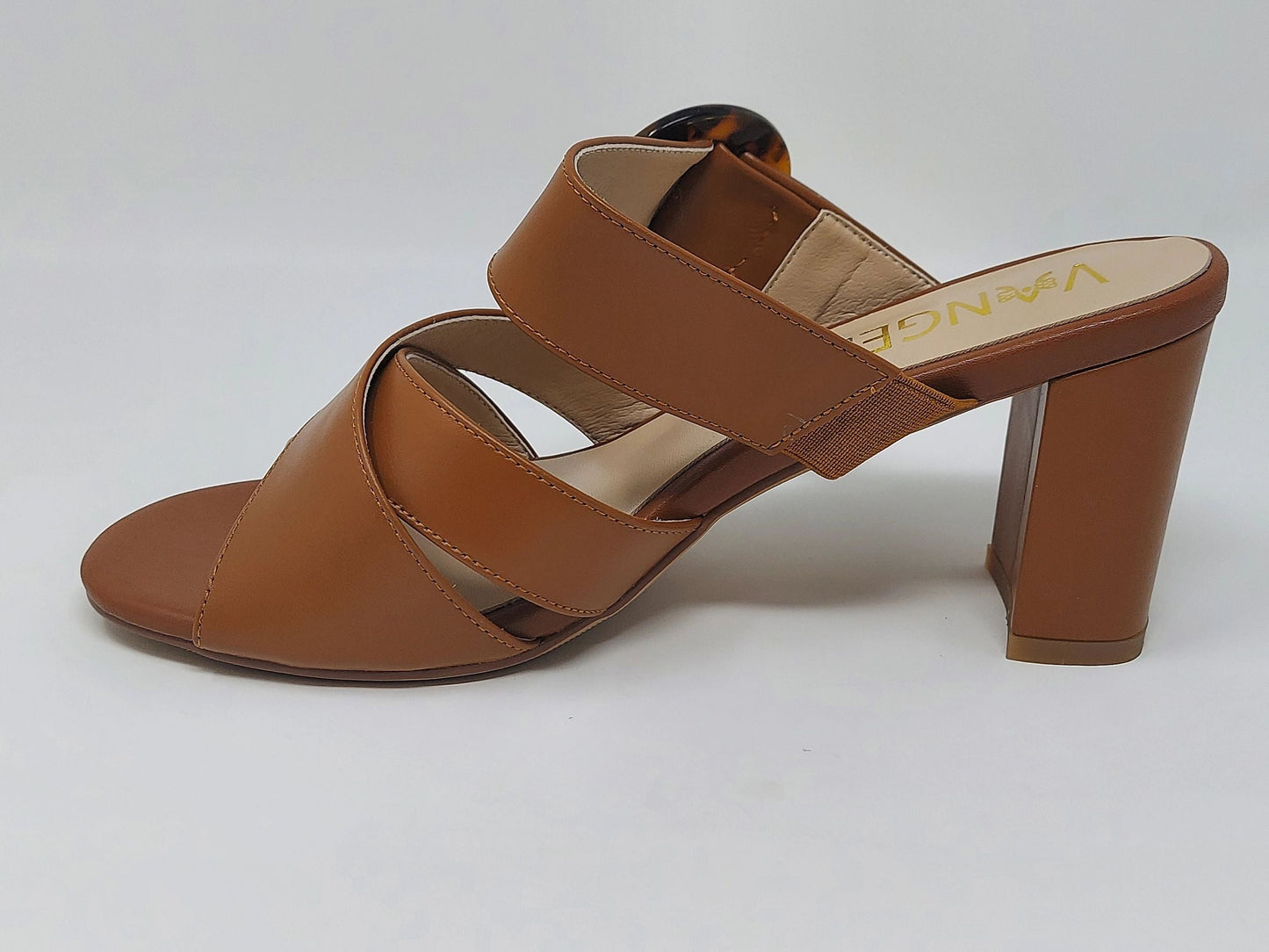 Nachi Strapped Mules - Brown