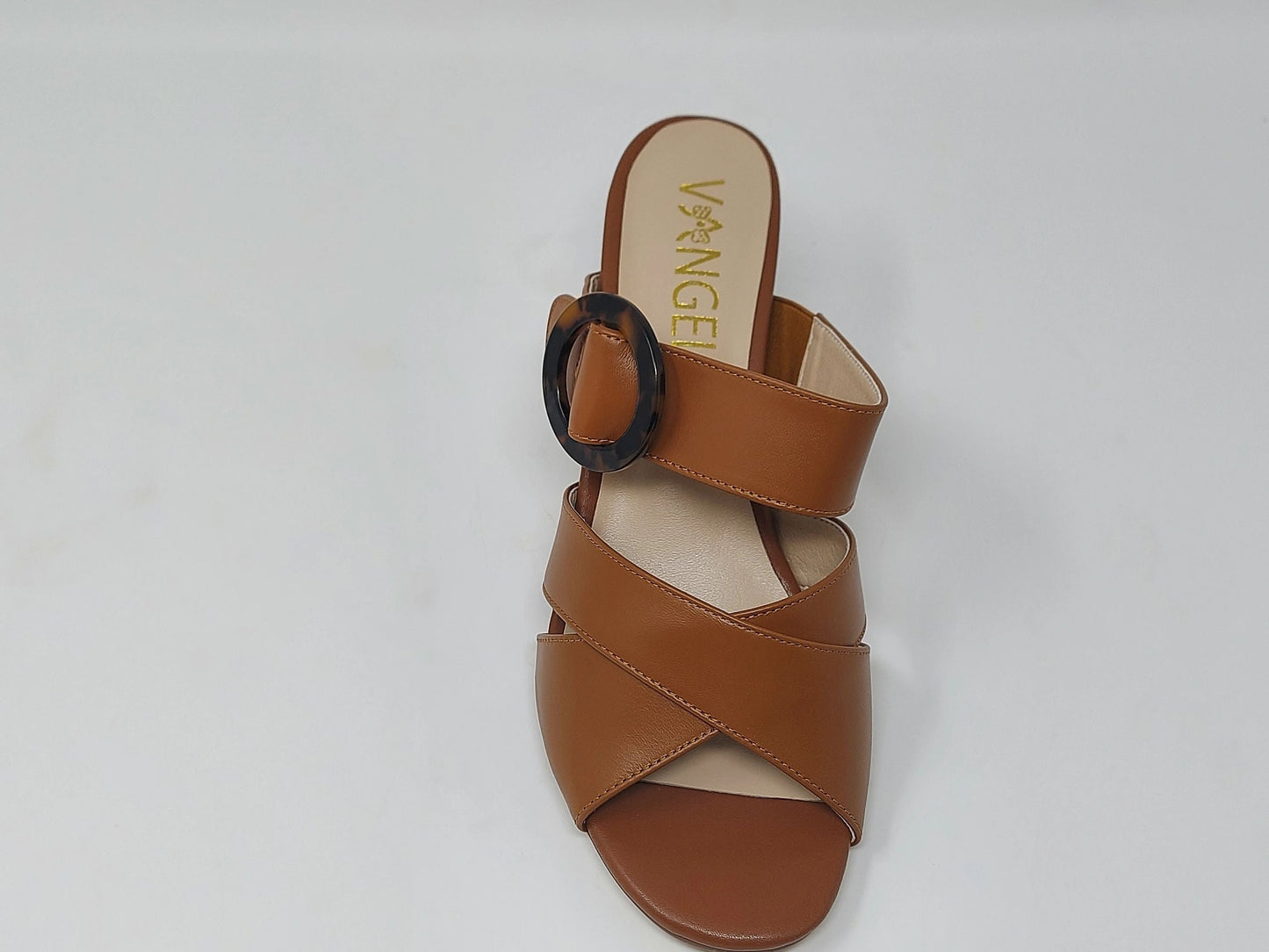 Nachi Strapped Mules - Brown