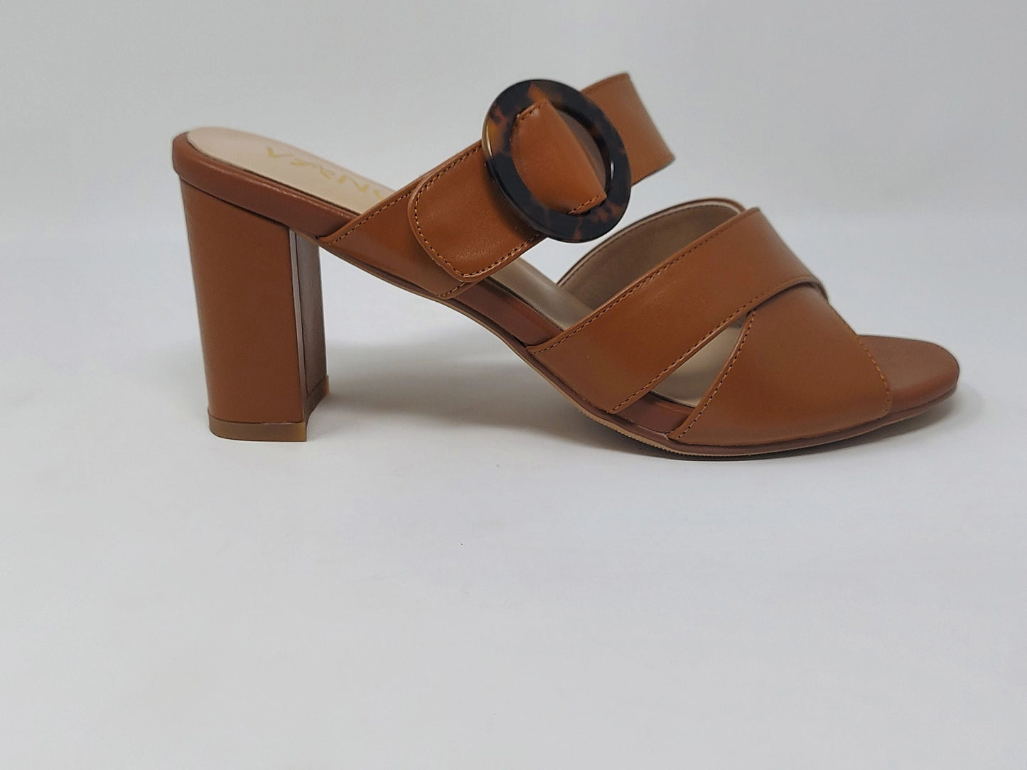 Nachi Strapped Mules - Brown