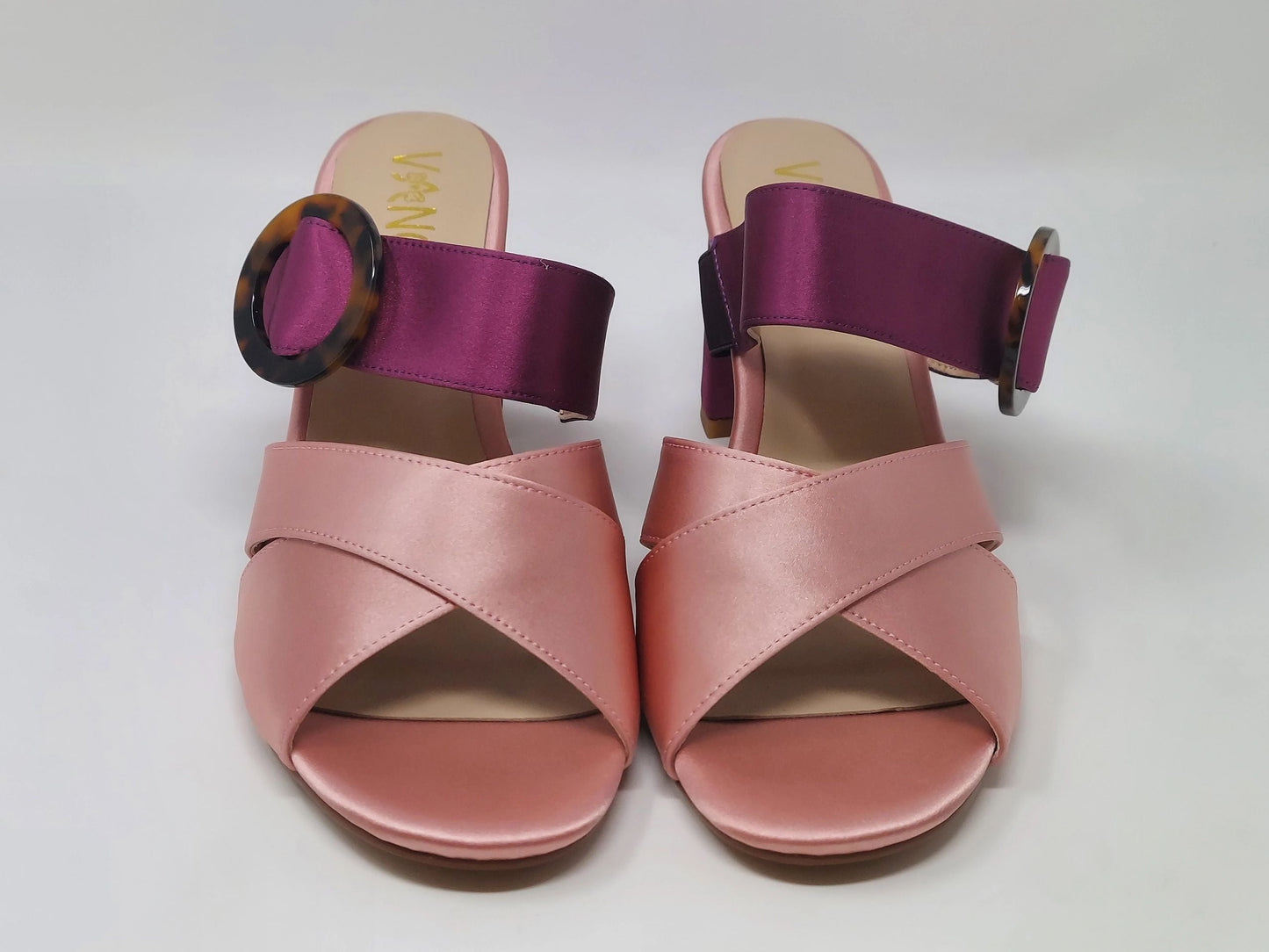 Nachi Strapped Mules - Pink
