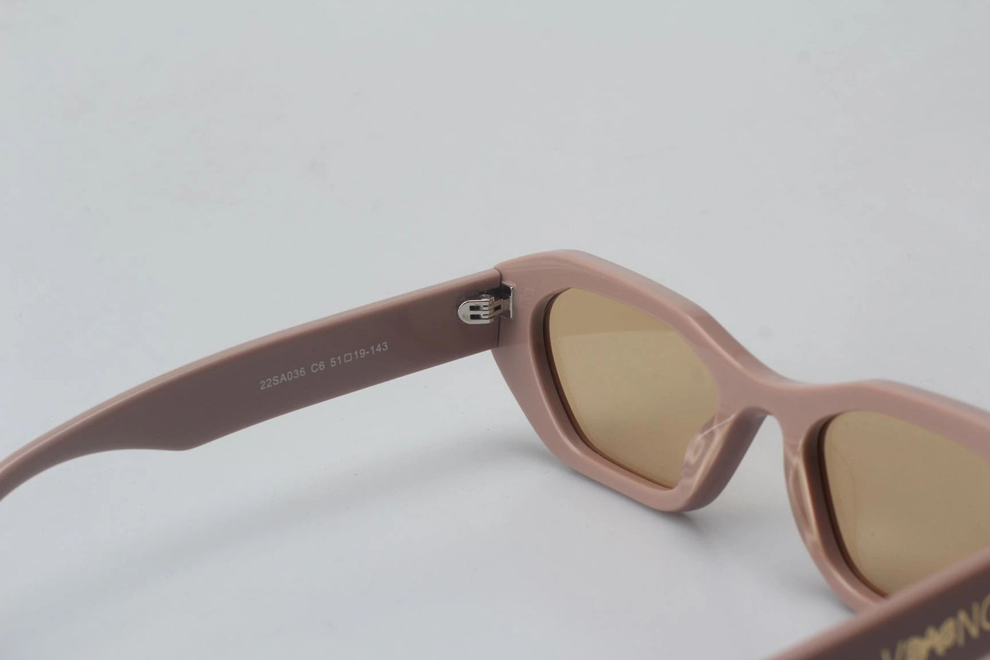 Irregular Small Frame Sunglasses-Tan