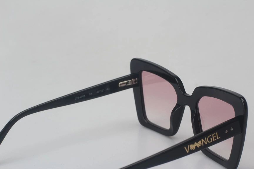 Shimmy Square Cat eye Sunglasses-Black