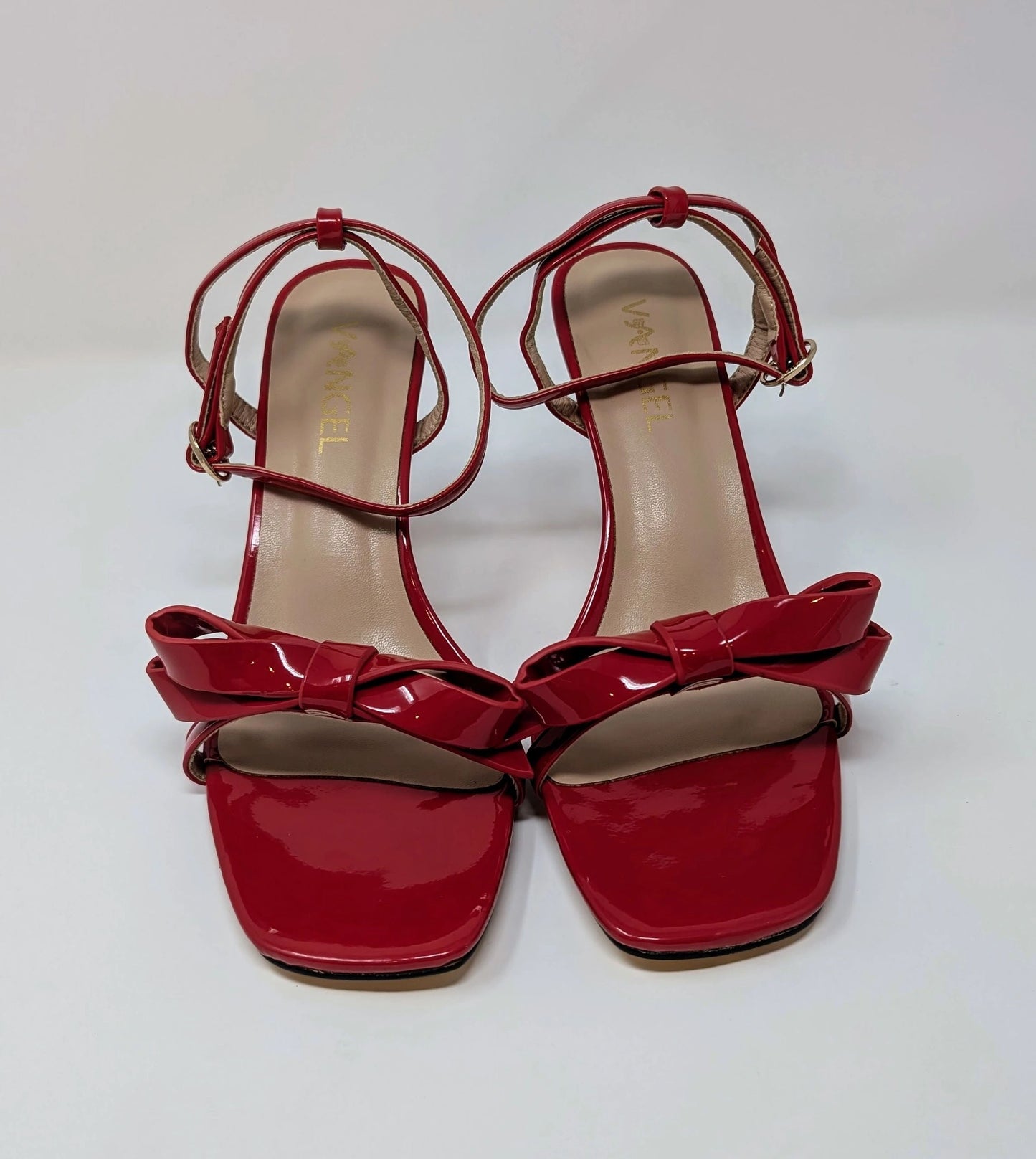 Ife Bow Sandals - Red