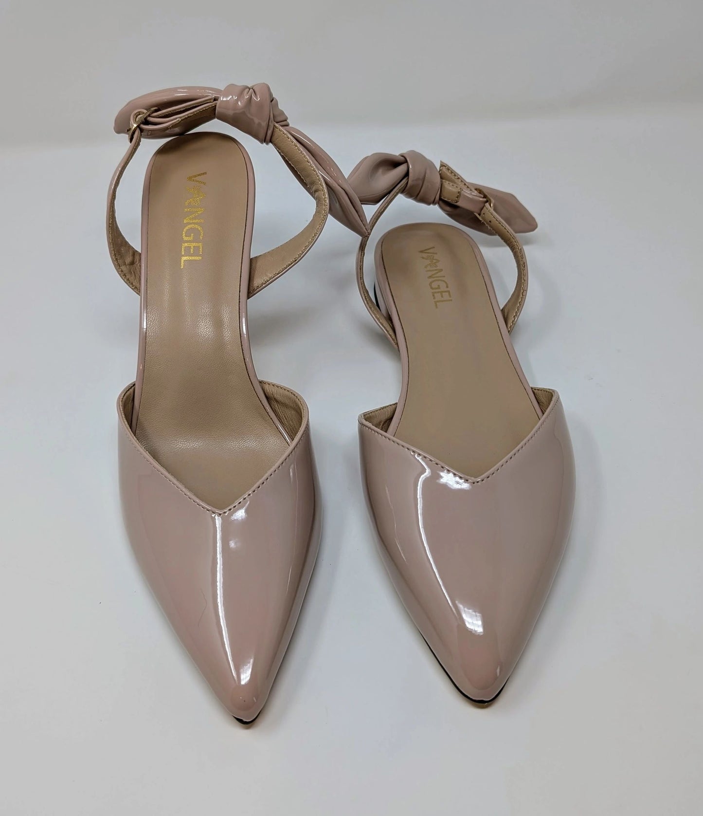Ada Slingback High Heel Pumps - Blush Tan