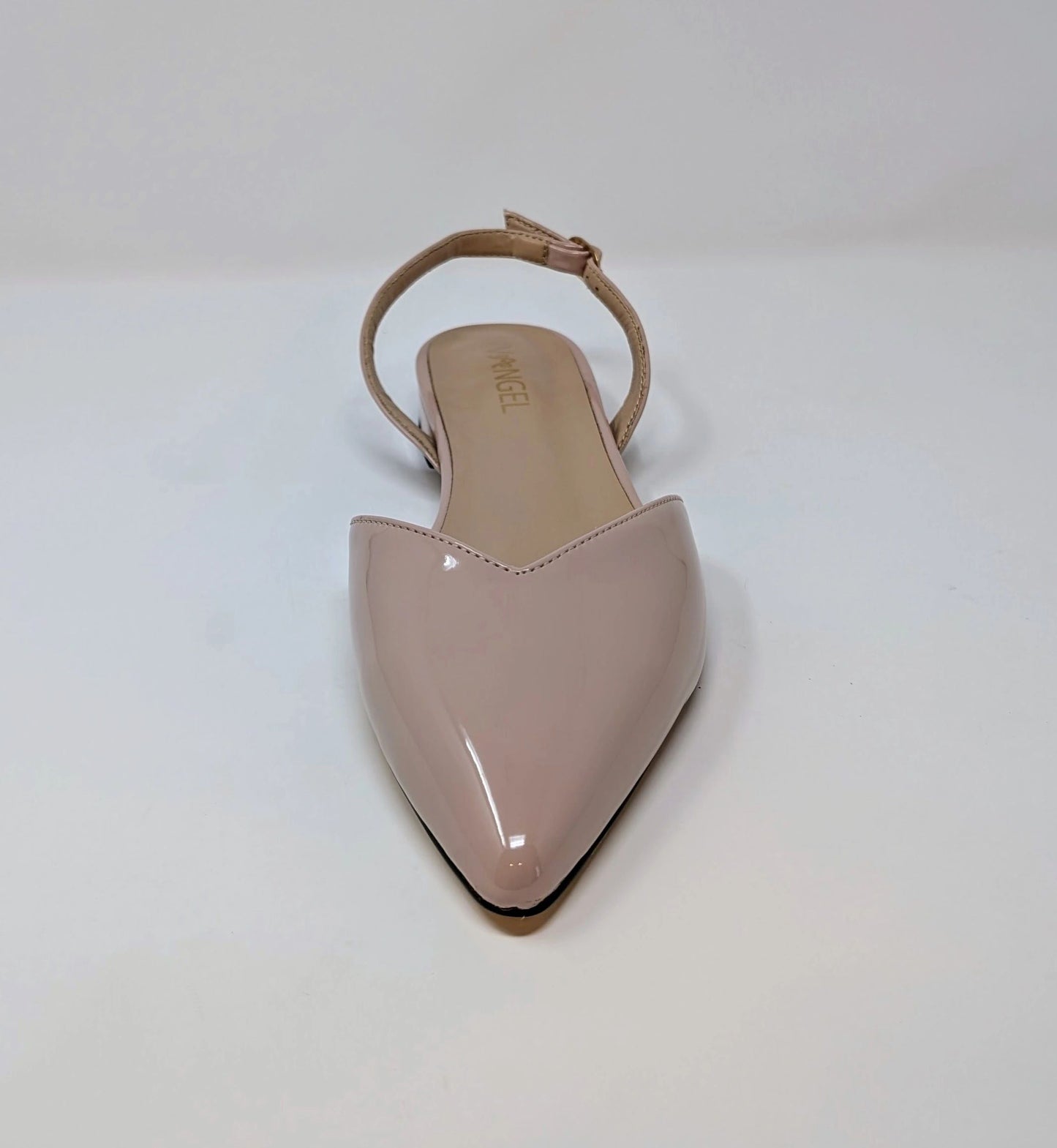 Ada Slingback Flat Pumps - Blush Tan