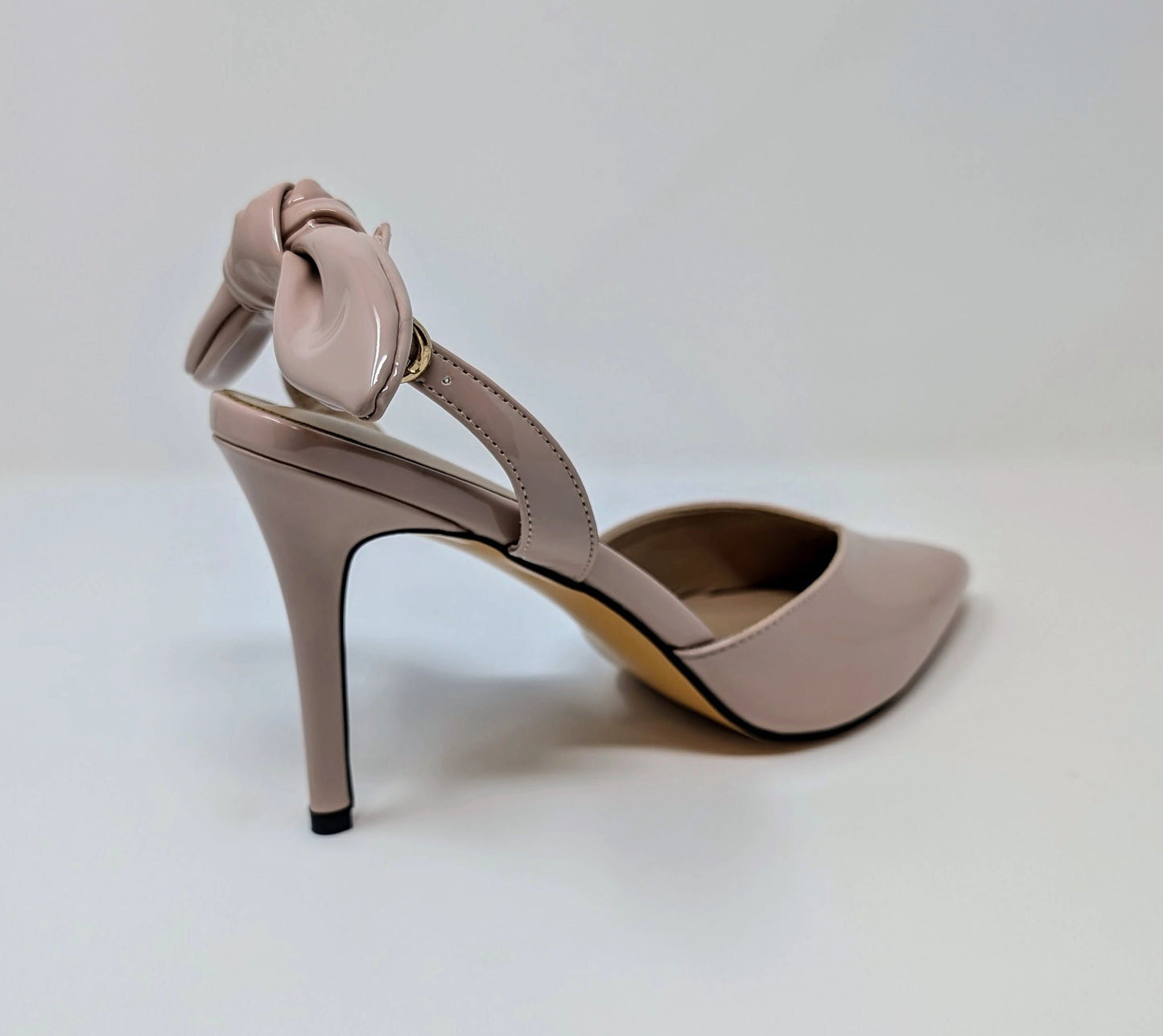 Ada Slingback High Heel Pumps - Blush Tan