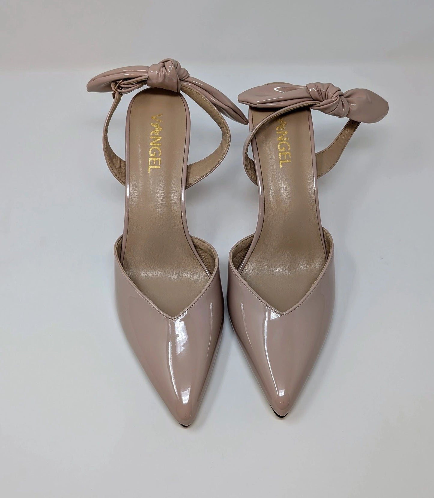 Ada Slingback High Heel Pumps - Blush Tan