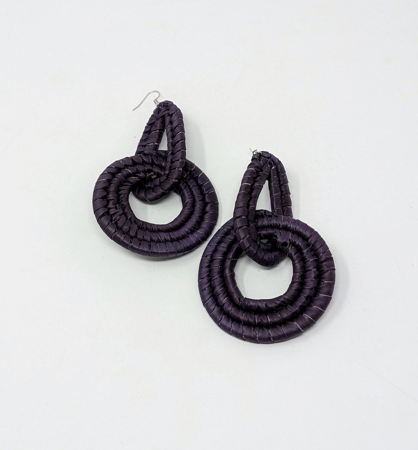 Zainab Rotators Raffia Earrings