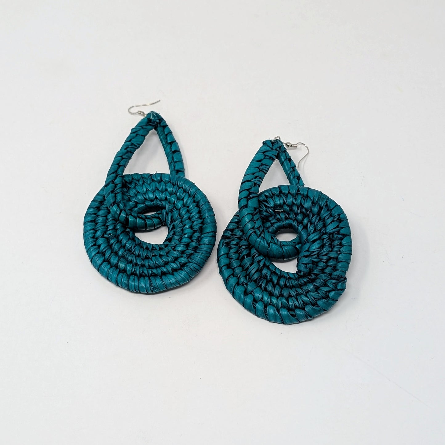 Zainab Rotators Raffia Earrings