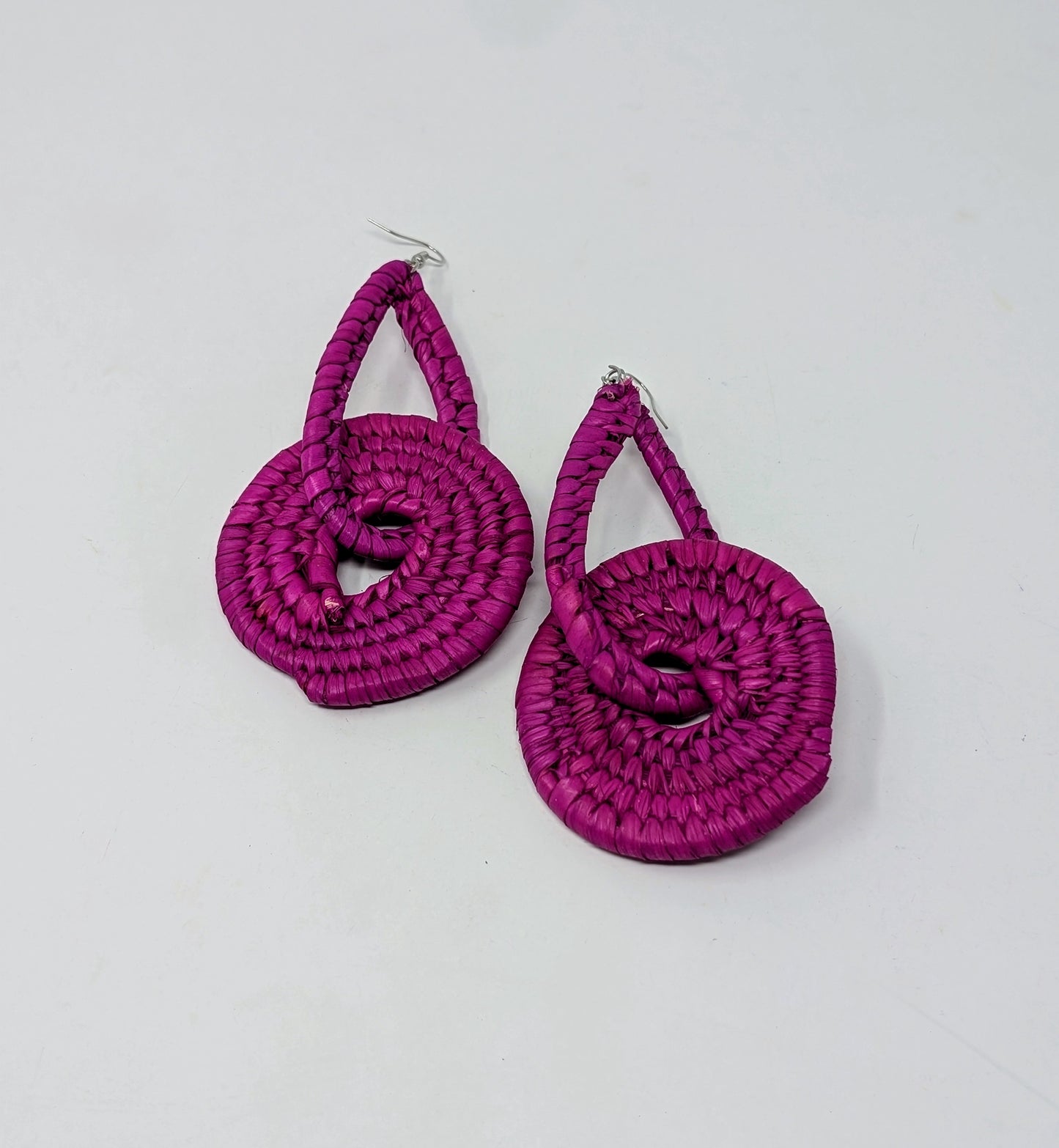 Zainab Rotators Raffia Earrings