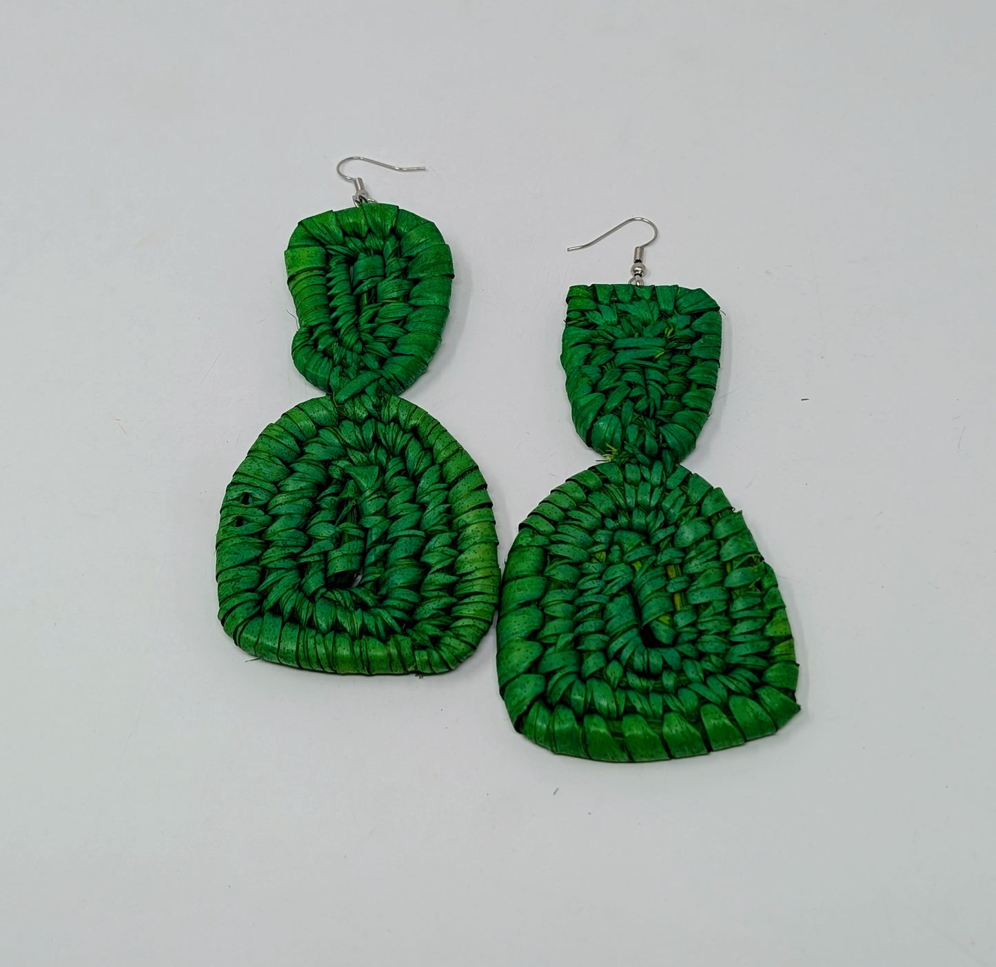 Zainab Hourglass Raffia Earrings