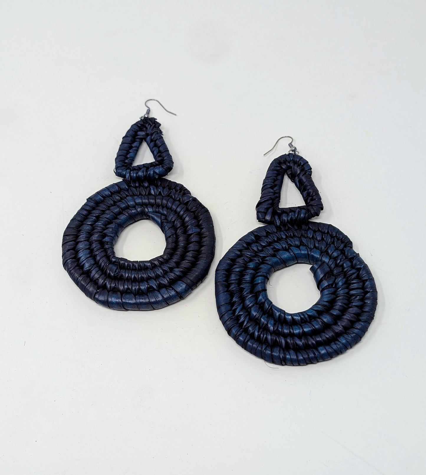 Zainab Tricycle Raffia Earrings