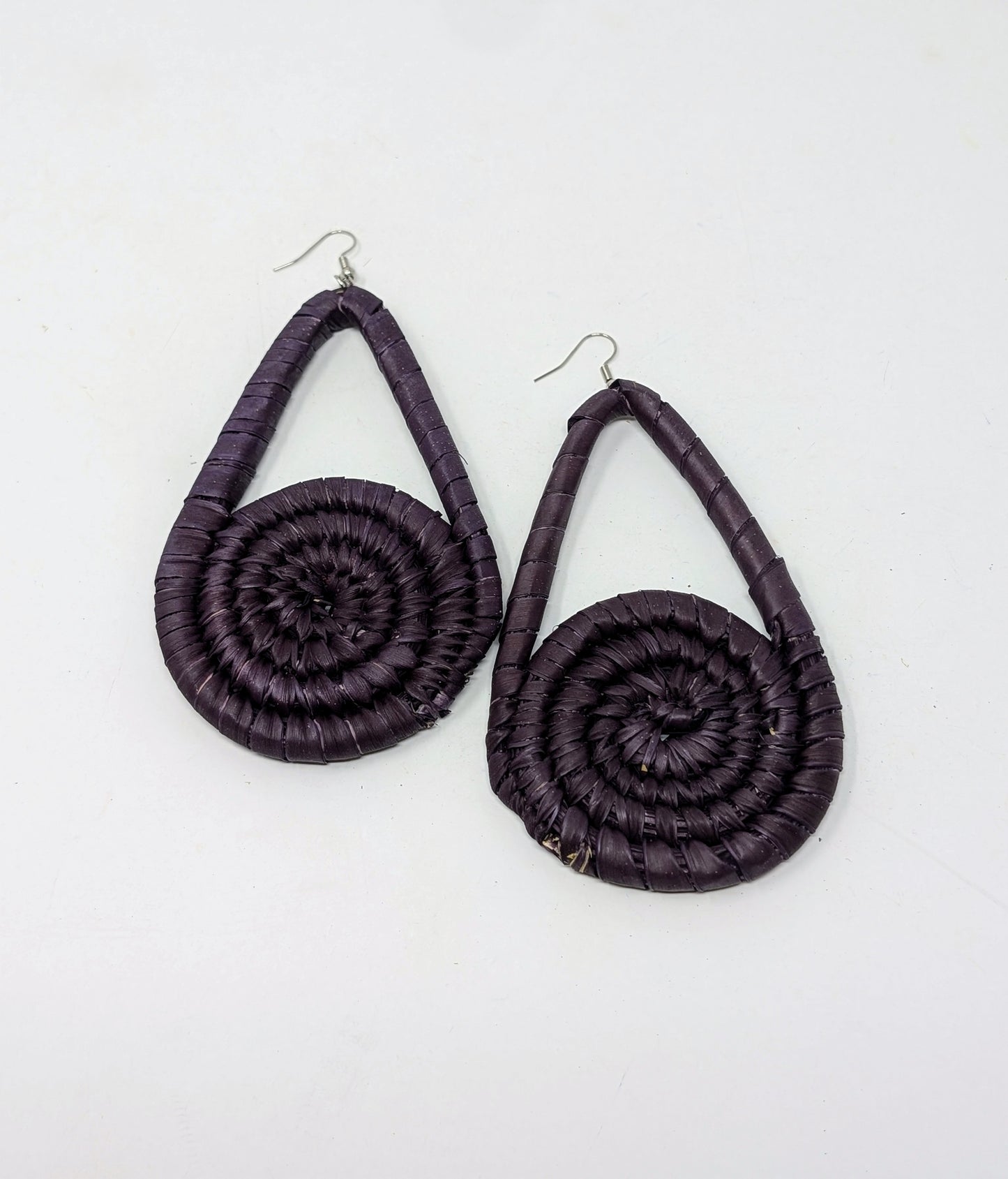 Zainab Pendulum Raffia Earrings
