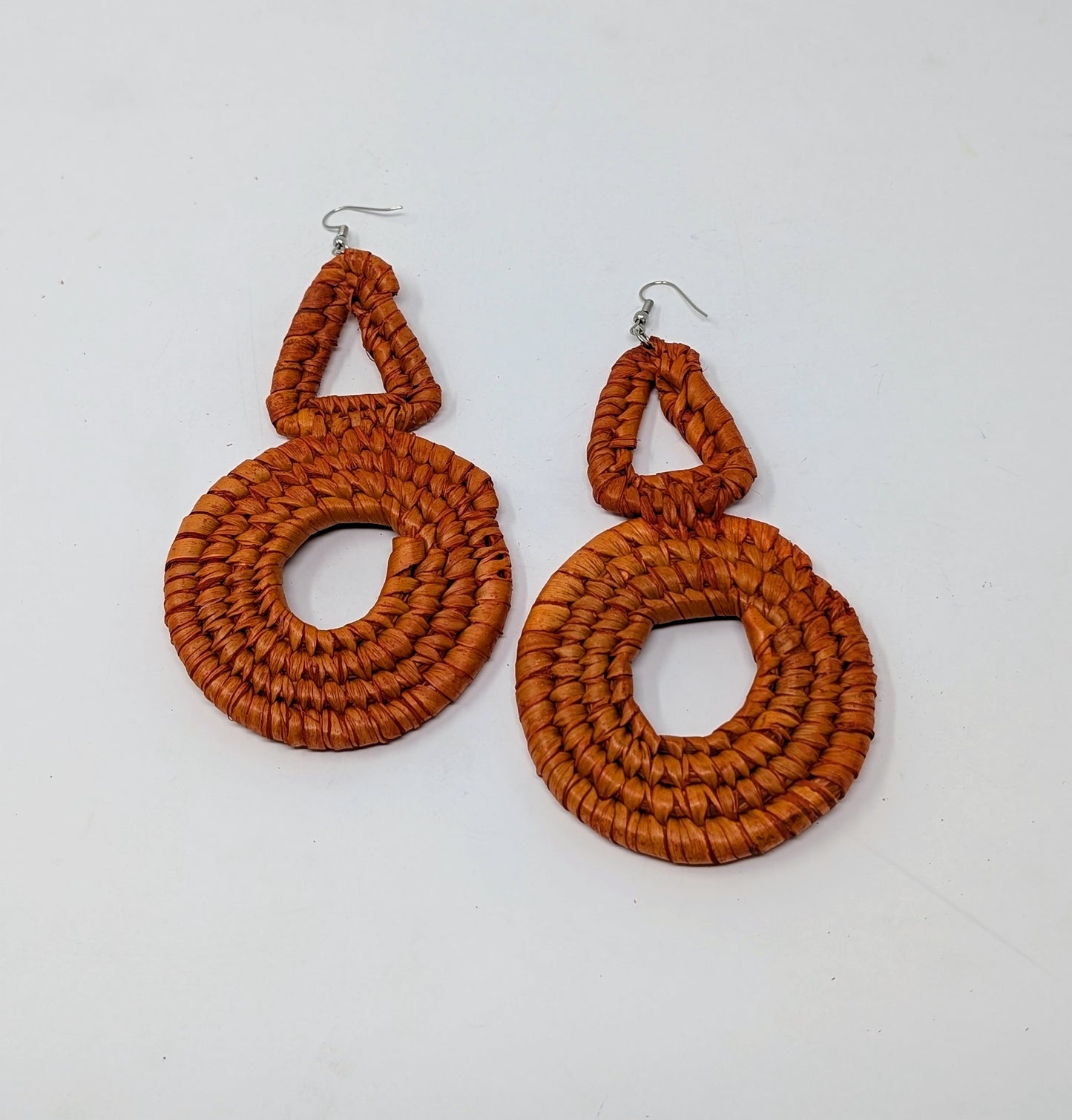 Zainab Tricycle Raffia Earrings