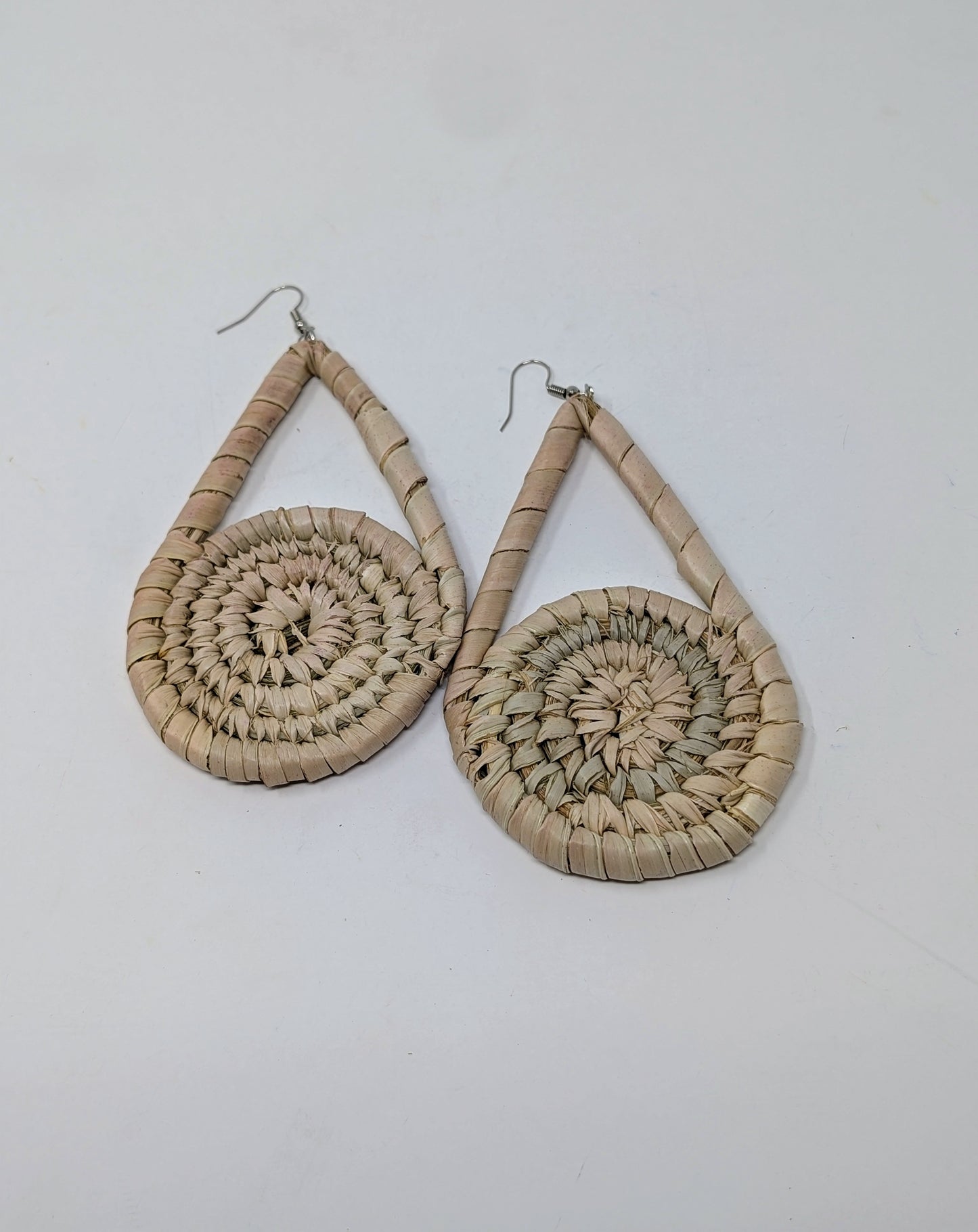 Zainab Pendulum Raffia Earrings