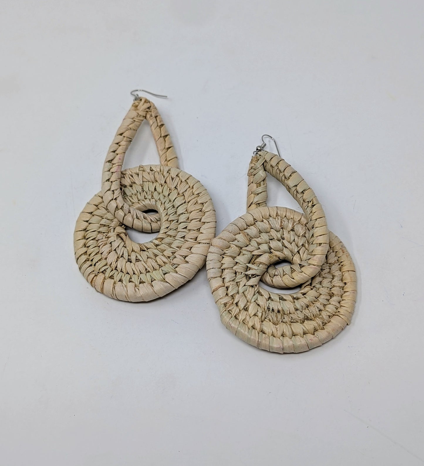 Zainab Rotators Raffia Earrings
