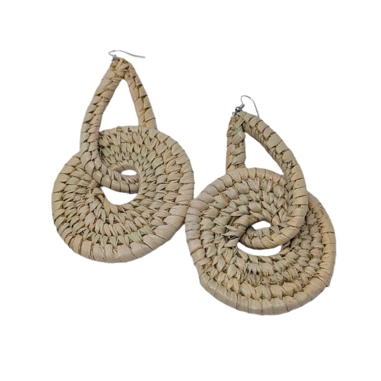Zainab Rotators Raffia Earrings
