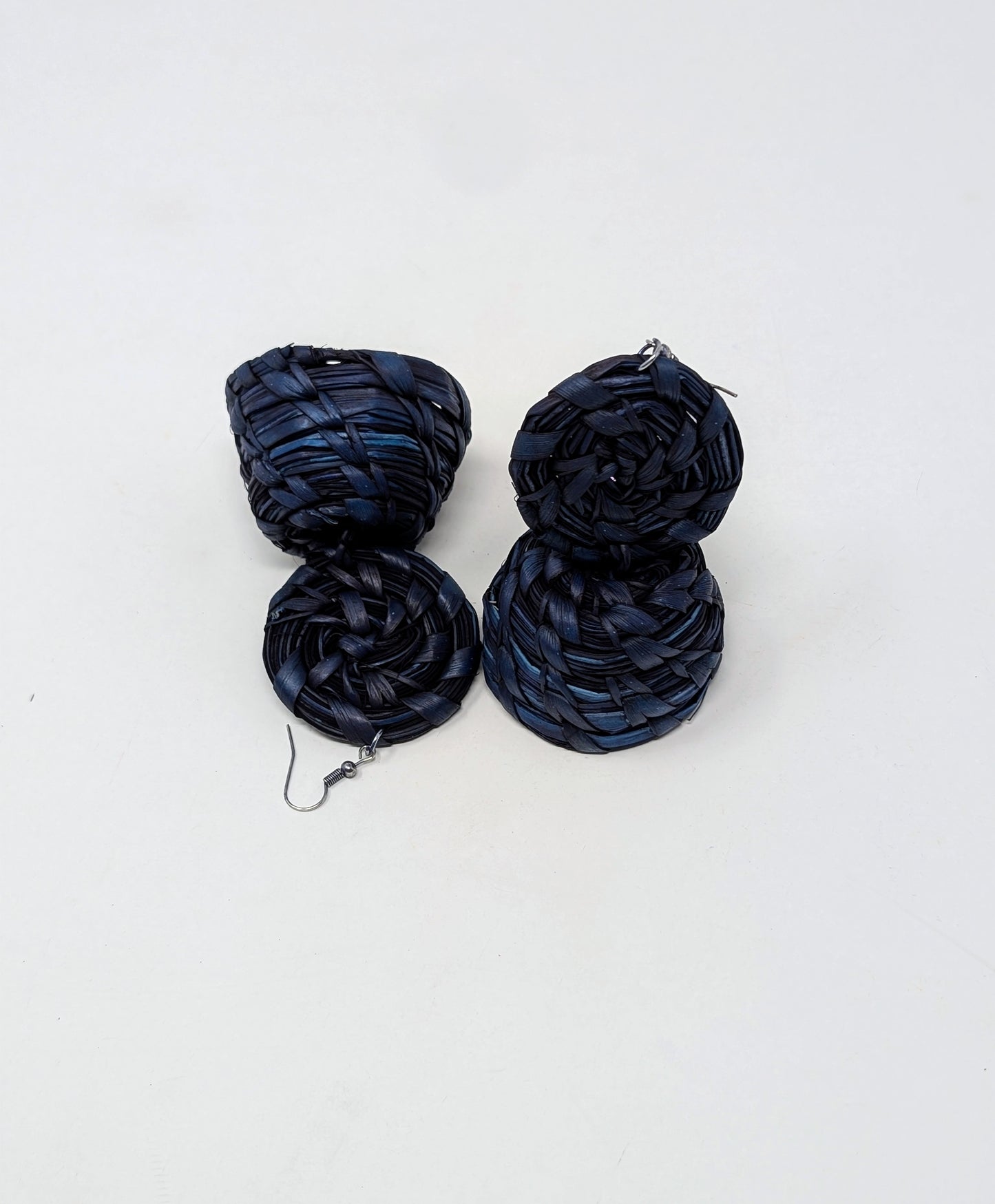 Zainab Basket Raffia Earrings