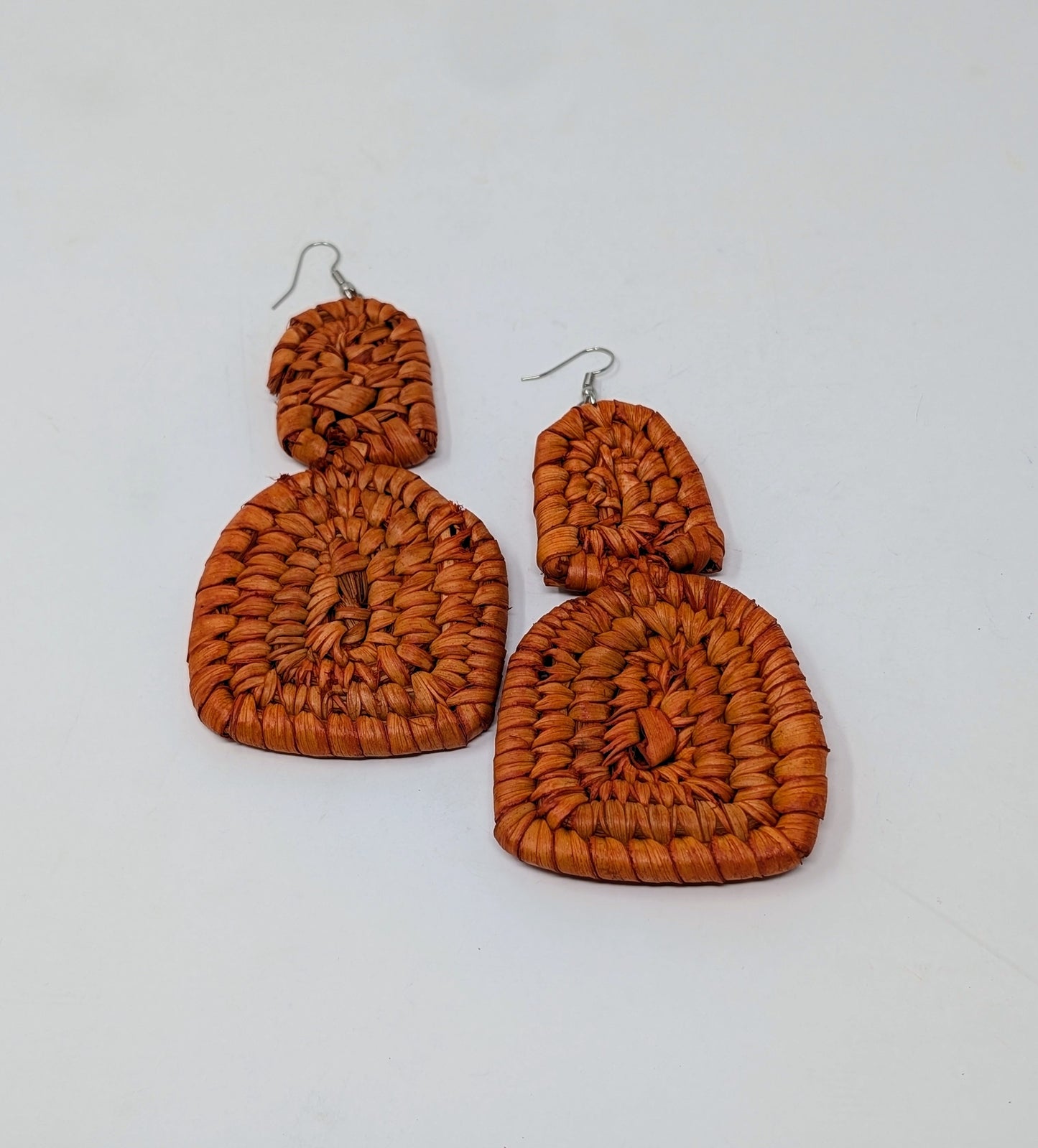Zainab Hourglass Raffia Earrings