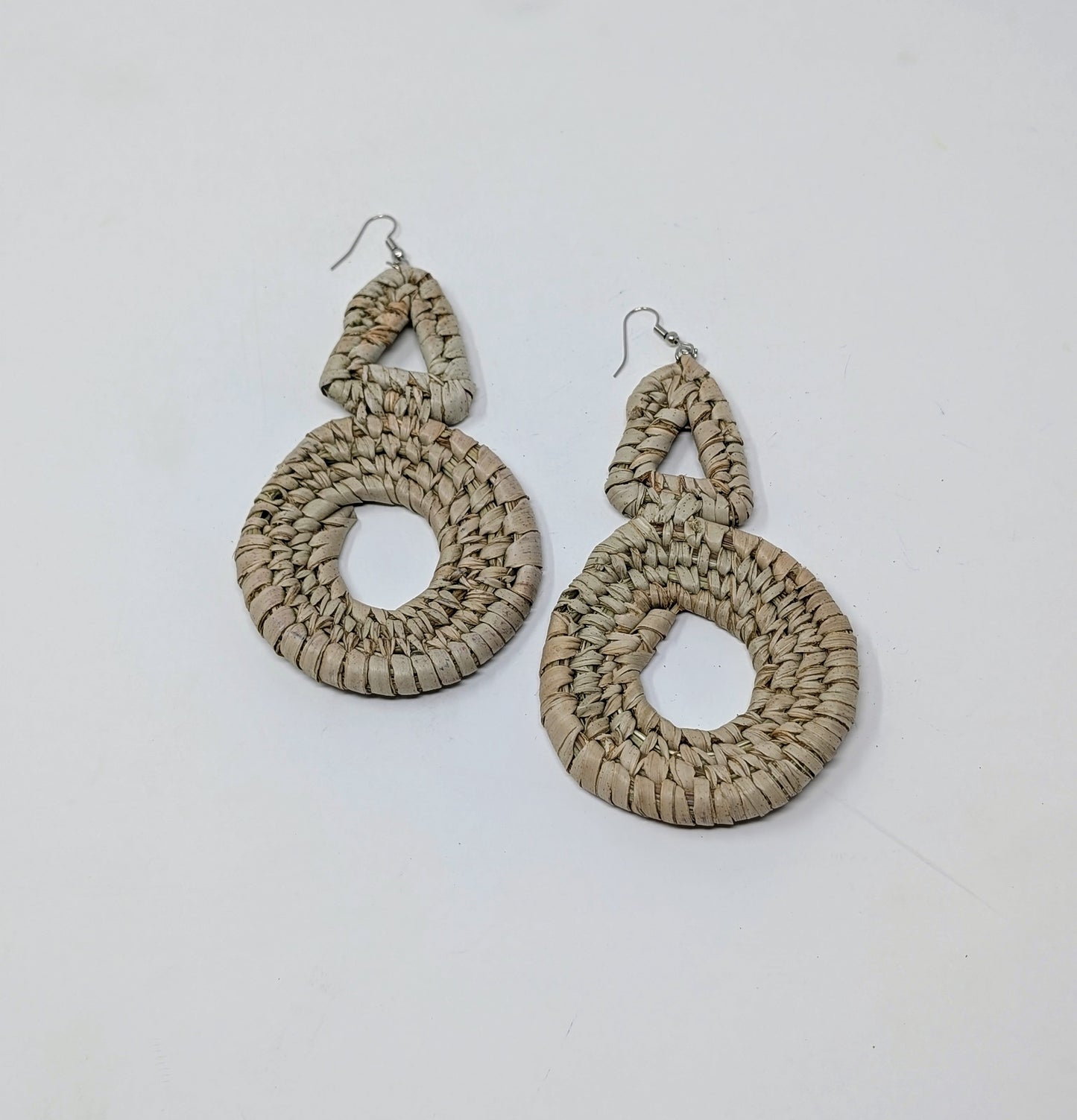 Zainab Tricycle Raffia Earrings