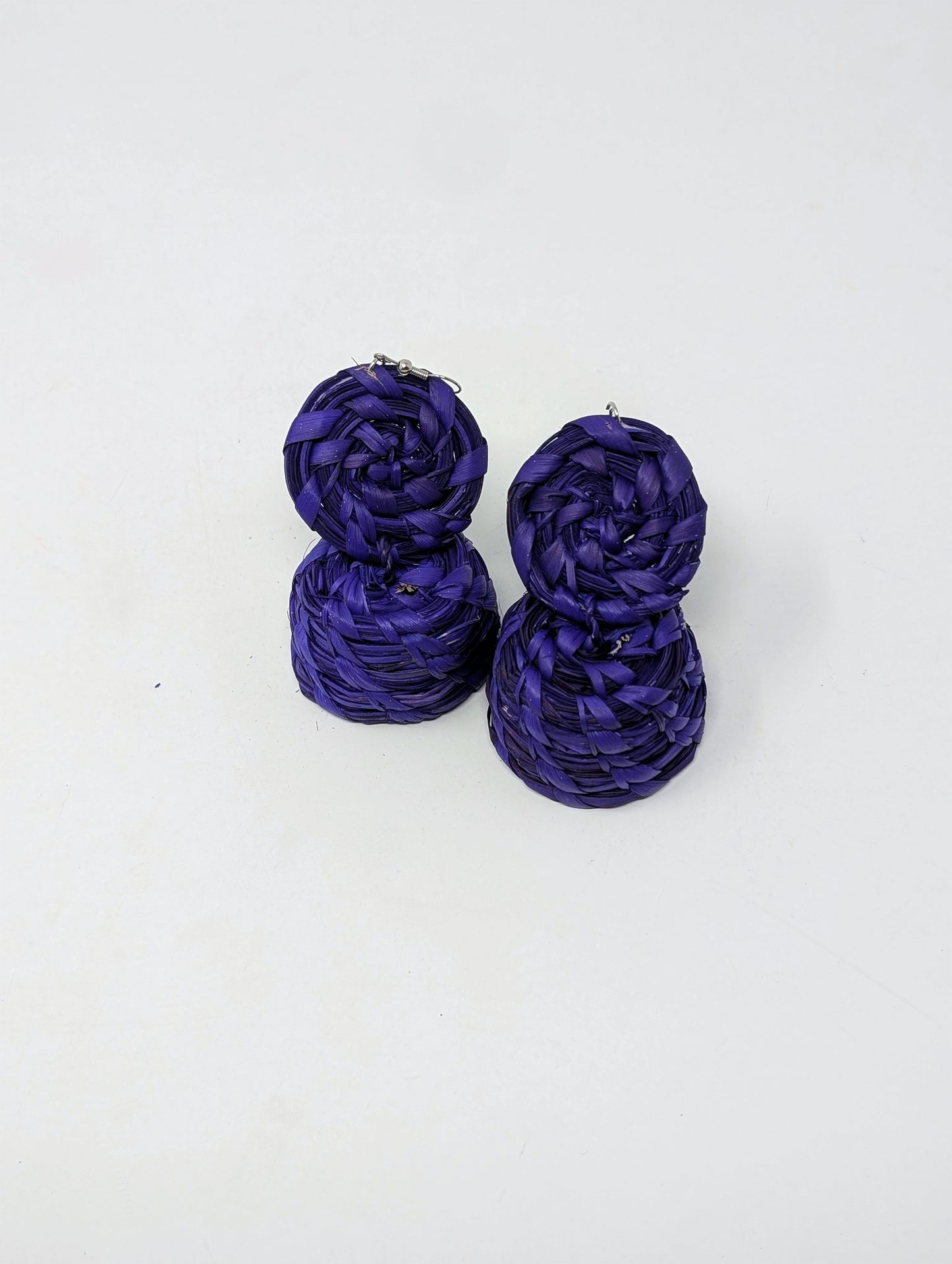 Zainab Basket Raffia Earrings