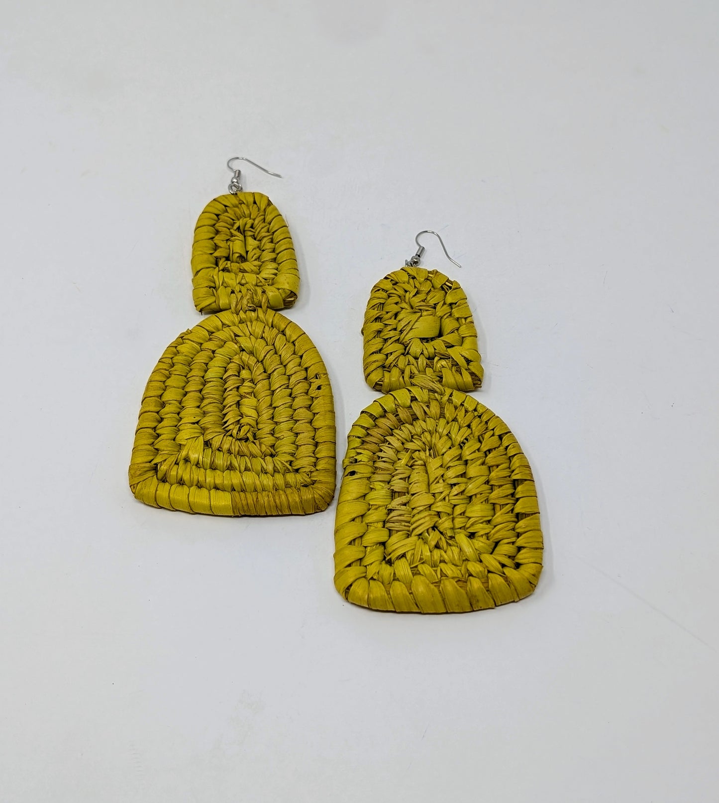 Zainab Hourglass Raffia Earrings