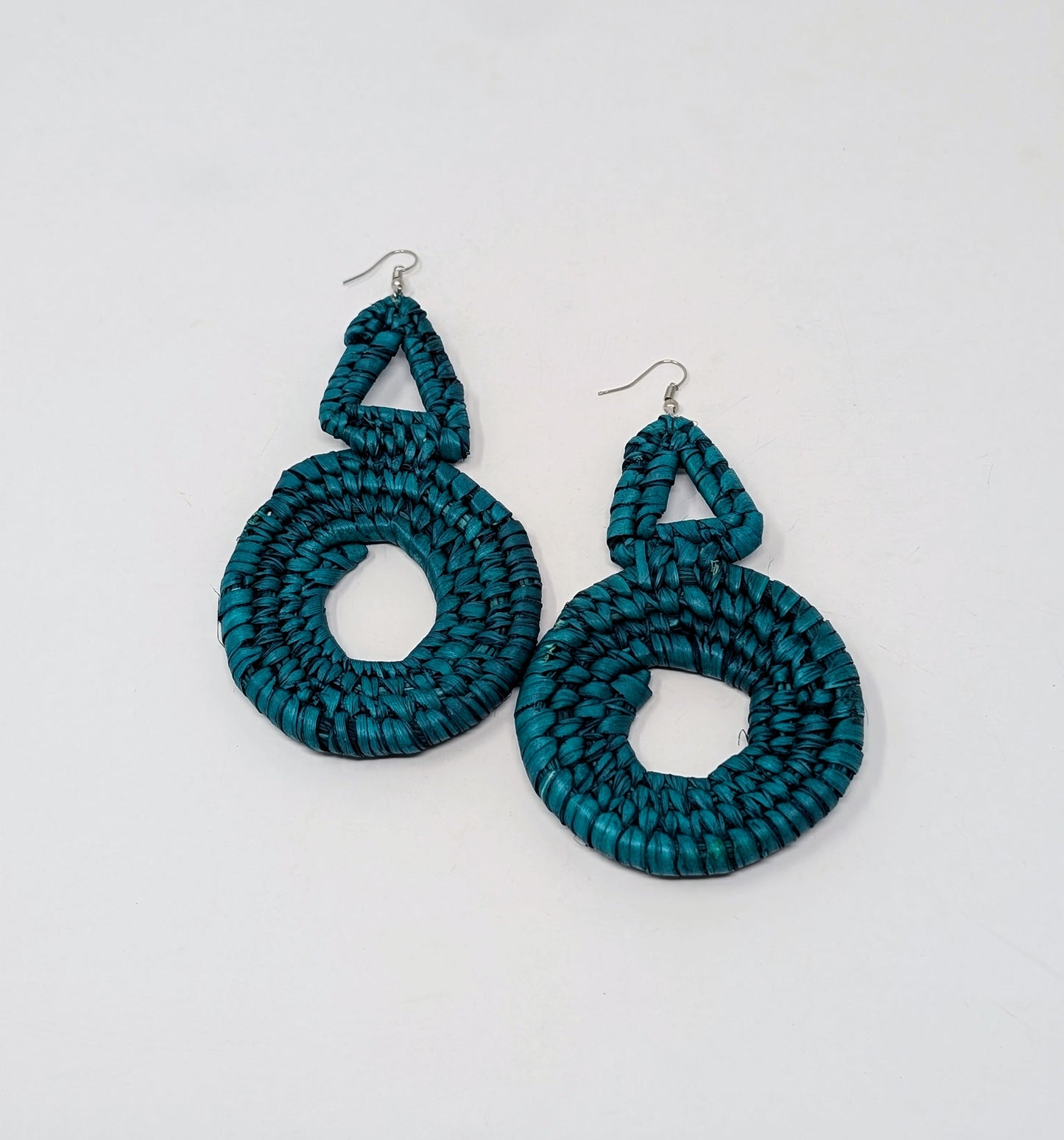 Zainab Tricycle Raffia Earrings