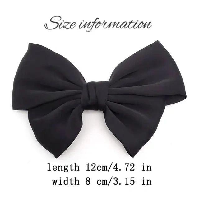 Satin Bow Shoe Clip