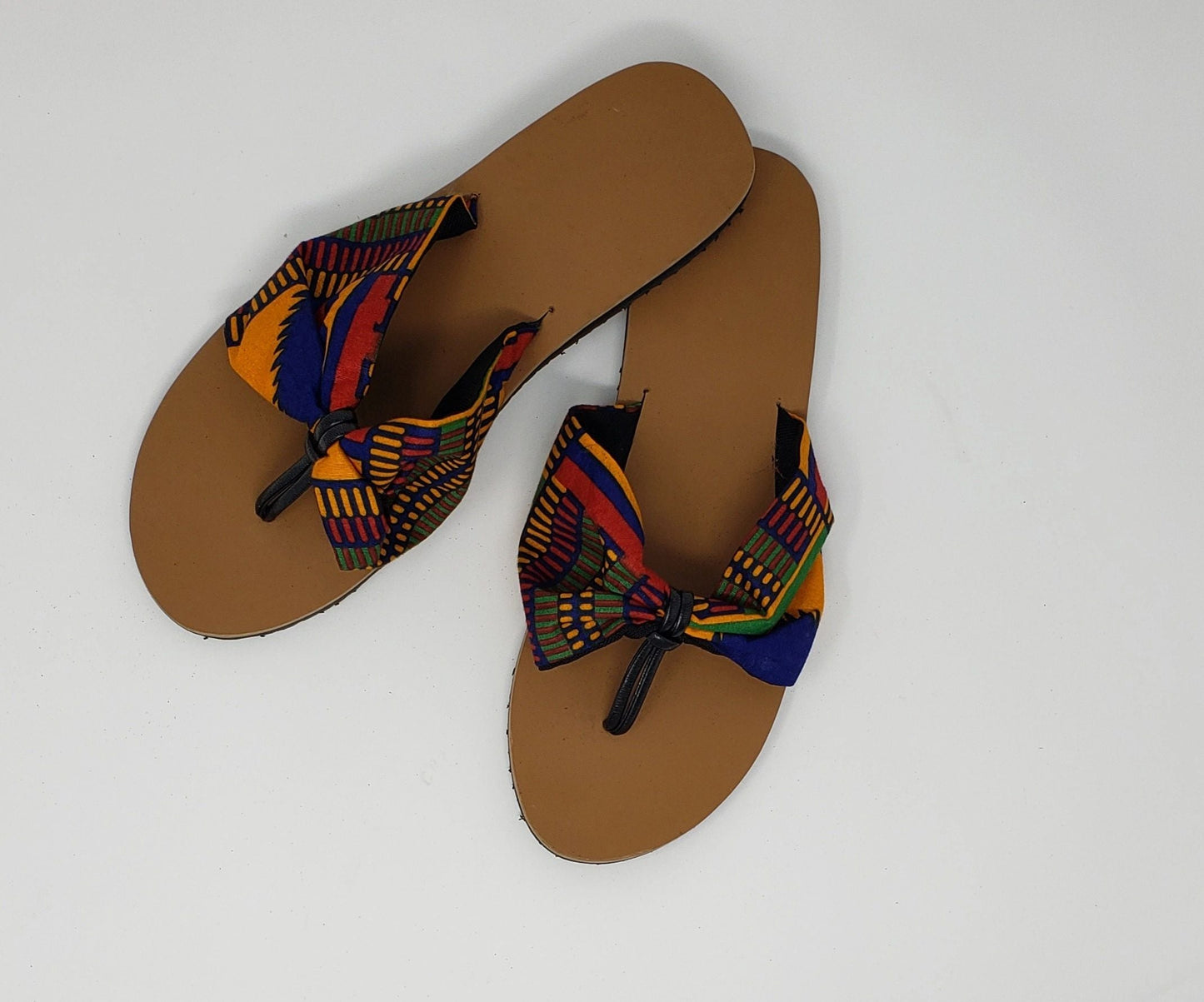 Vangel Ankara Thong Slippers - Multicolor