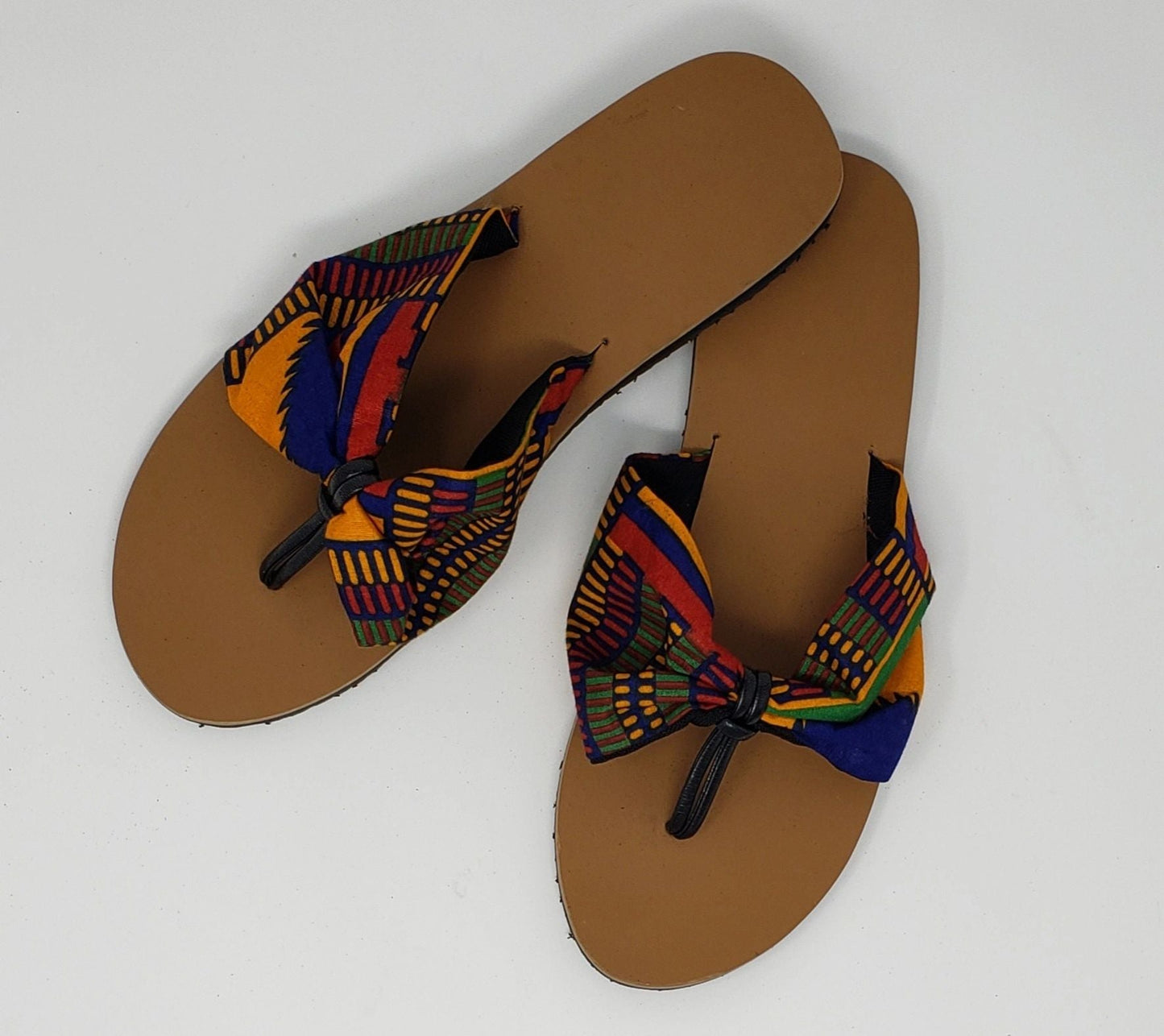Vangel Ankara Thong Slippers - Multicolor