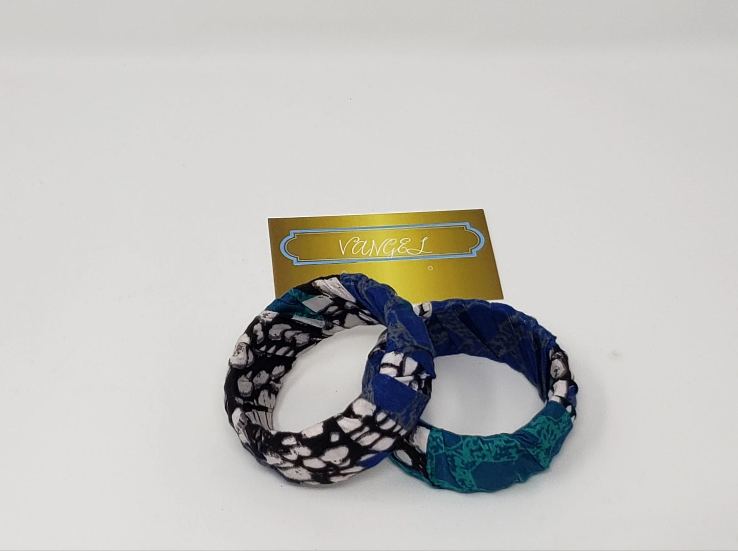 Vangel Ankara Bangle - Blue/Green