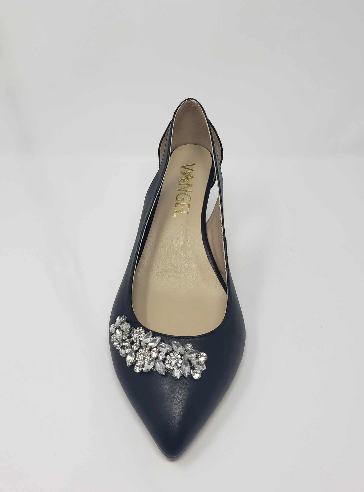 Bespoke Black Cut-Out Pumps - Extra Wide