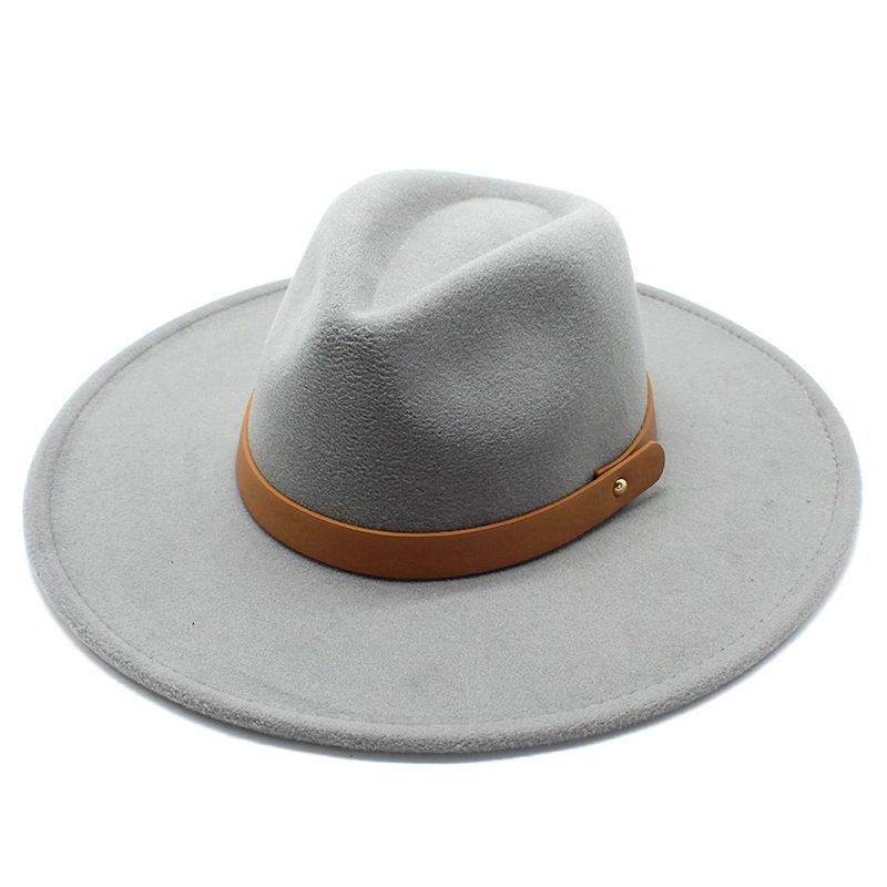 Belted Fedora Hat - Multiple colors