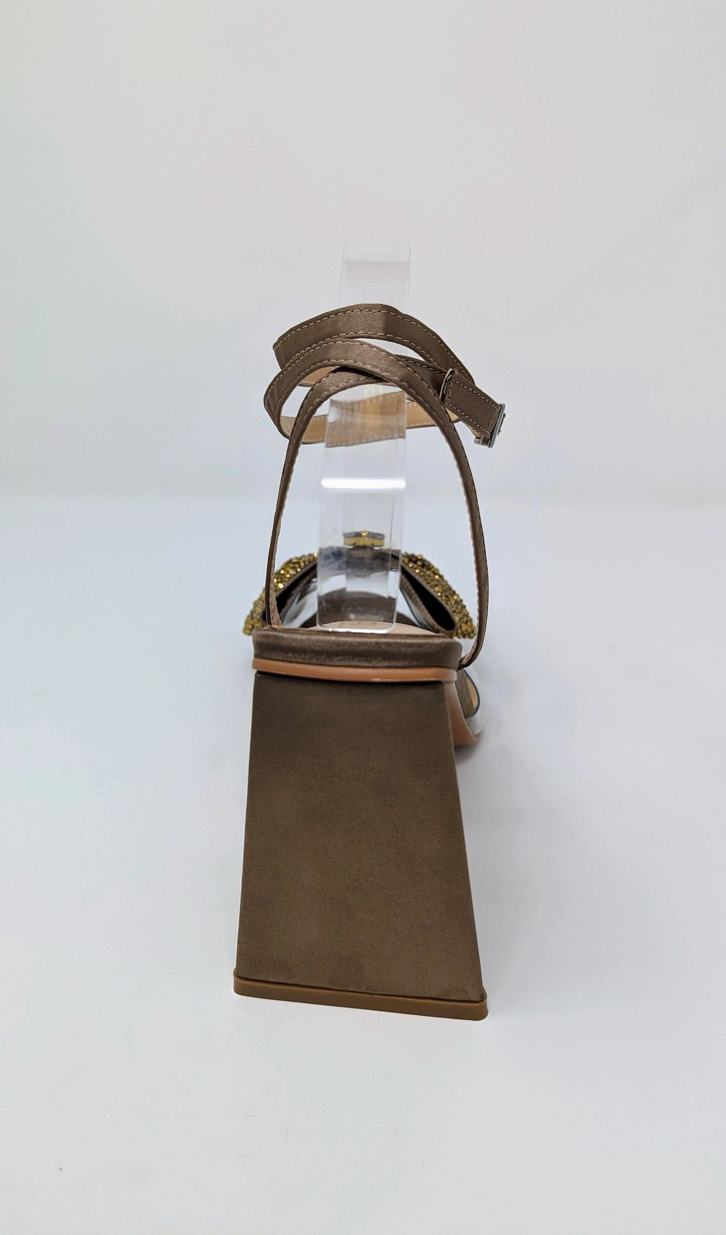 Anya Sparkly Bow Sandals - Brown