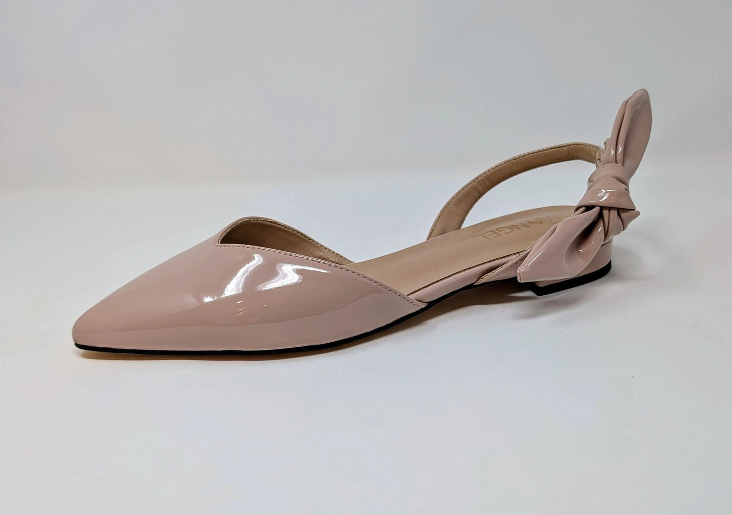 Ada Slingback Flat Pumps - Blush Tan