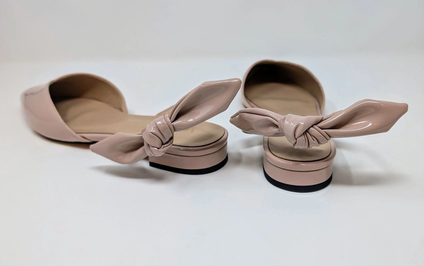 Ada Slingback Flat Pumps - Blush Tan