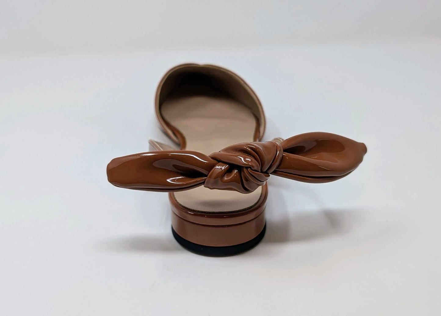 Ada Slingback Flat Pumps - Creamy Brown