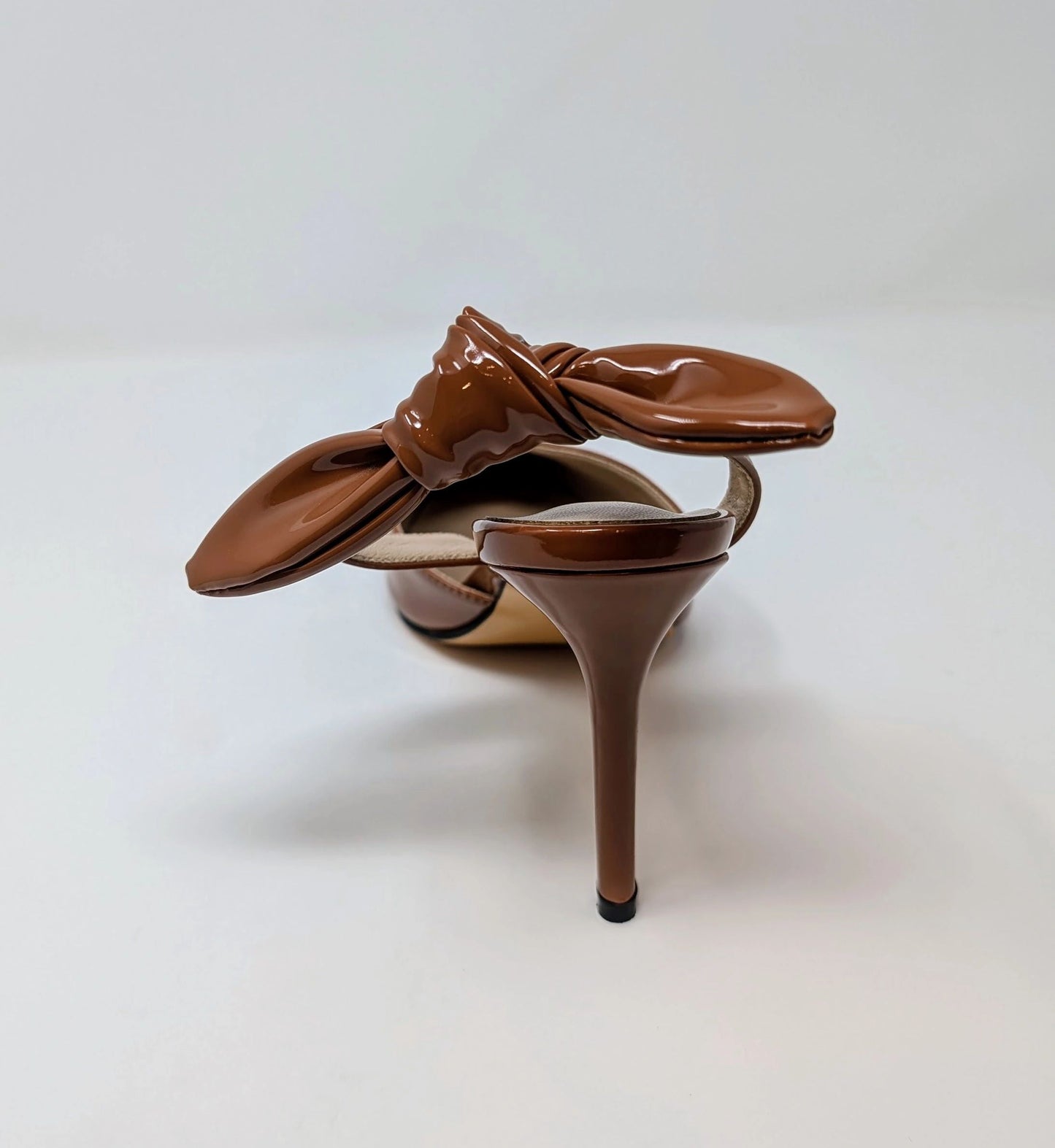 Ada Slingback High Heel Pumps - Creamy Brown