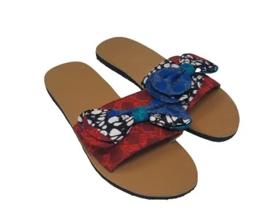Vangel Ankara Slides-Black/White/Red