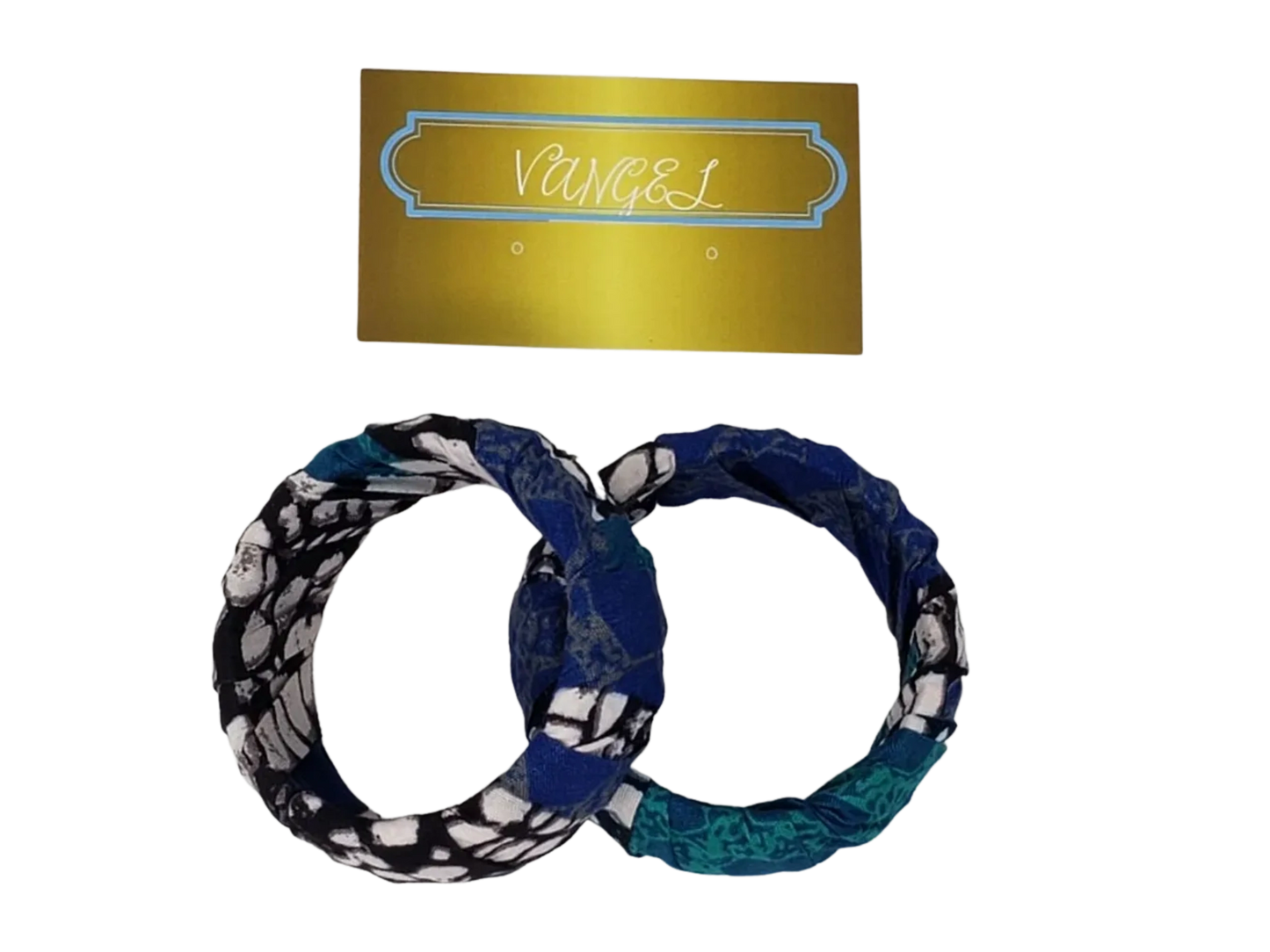 Vangel Ankara Bangle - Blue/Green