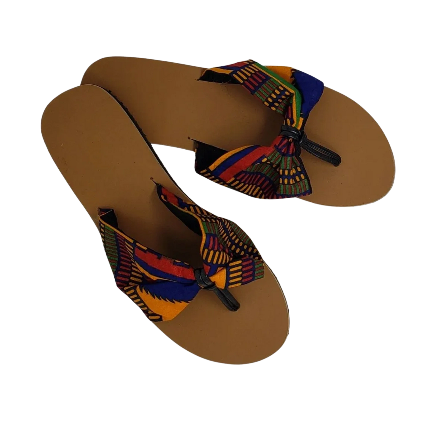 Vangel Ankara Thong Slippers - Multicolor