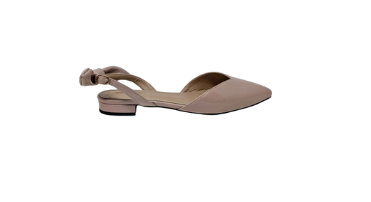 Ada Slingback Flat Pumps - Blush Tan