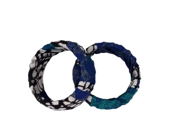 Vangel Ankara Bangle - Blue/Green