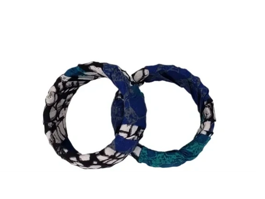 Vangel Ankara Bangle - Blue/Green