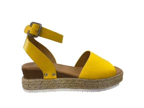 Vangel Casual Wedge - Yellow