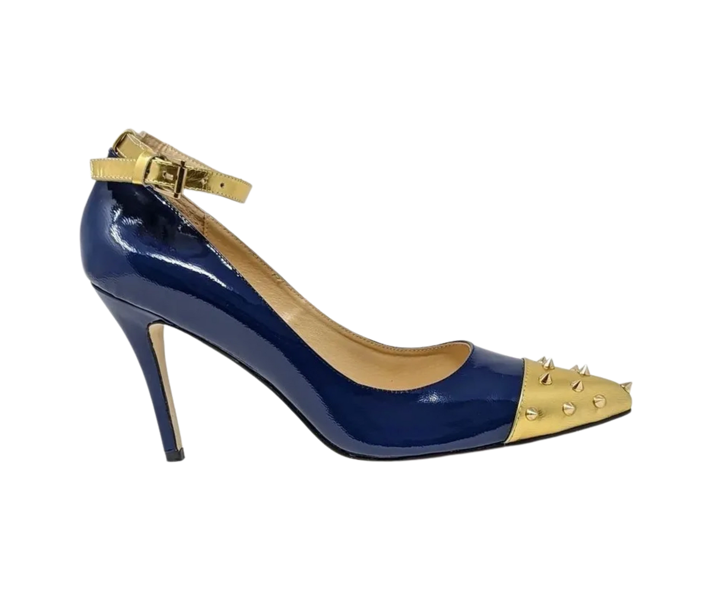 Spiky Pleasures- Navy blue/Gold
