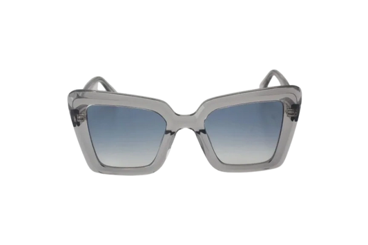 Shimmy Square Cat eye Sunglasses-Clear