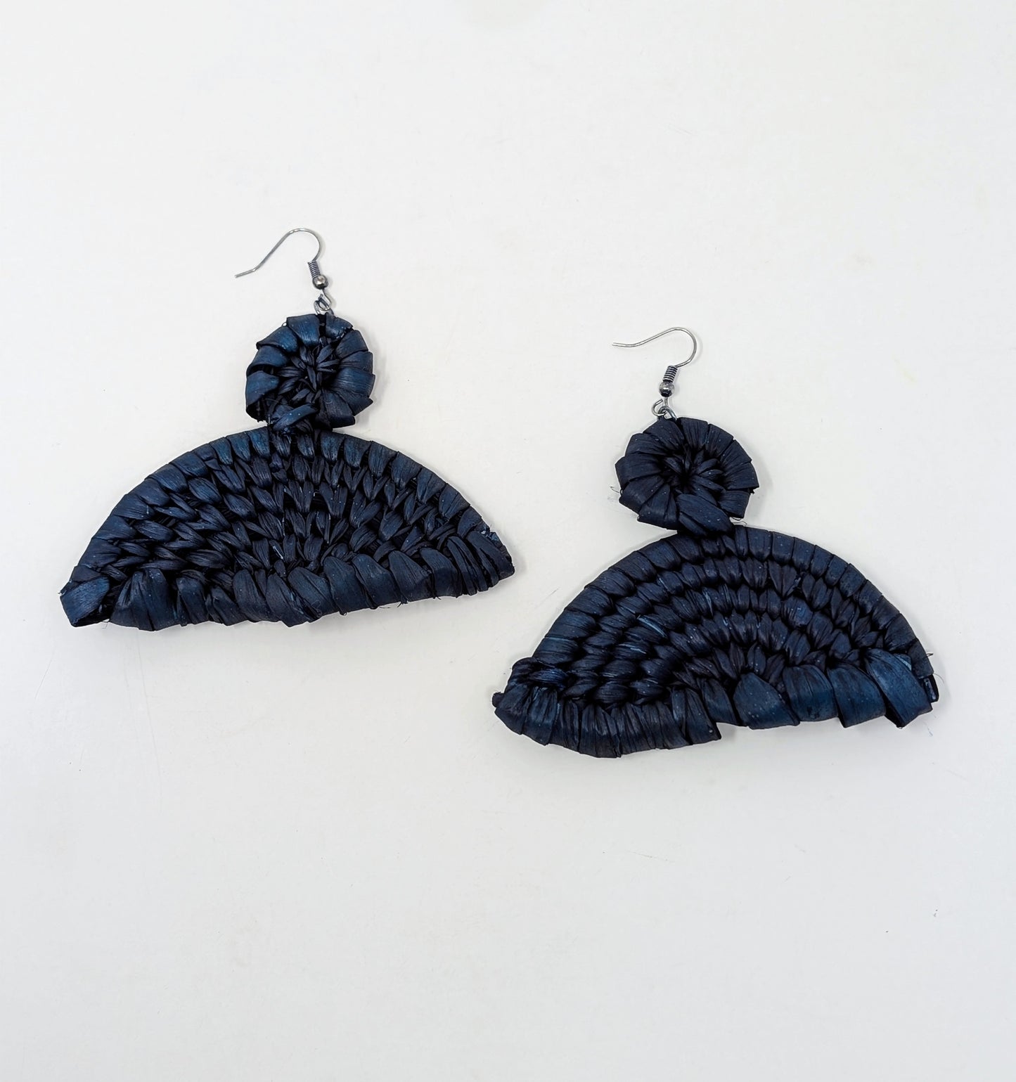 Rainbow Raffia Earrings