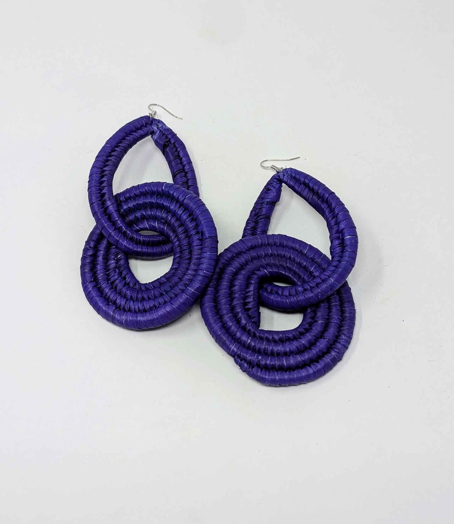 Zainab Rotators Raffia Earrings